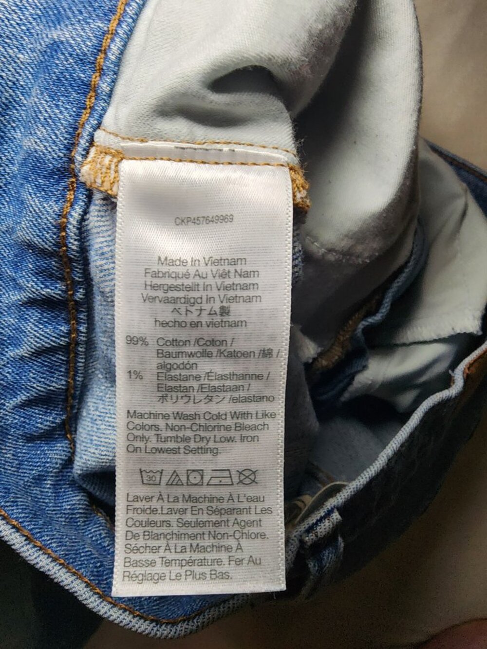 Madewell The Perfect Vintage Jean NA917 Size 26 High Rise Light Wash - Picture 7 of 13